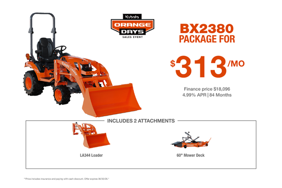 BX2380 Package - BX2380 + Attachments